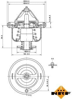 Thermostat, coolant EASY FIT 725108