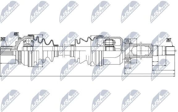 Drive Shaft NPW-VV-011 - image 5