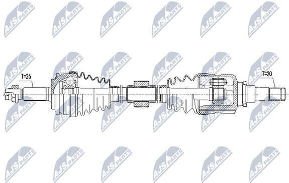 Drive Shaft NPW-TY-087 - image 4