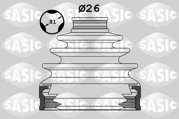 Bellow Kit, drive shaft 1900032