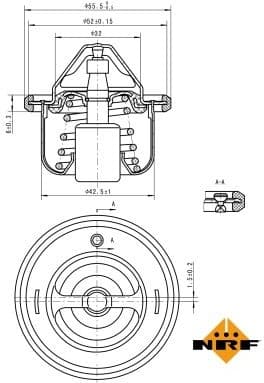 Thermostat, coolant EASY FIT 725127