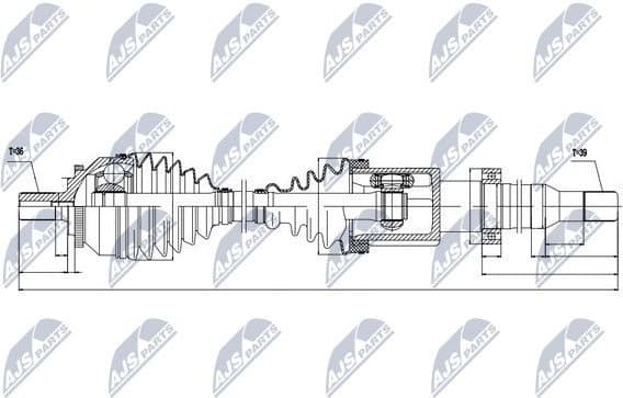 Drive Shaft NPW-VV-019 - image 5