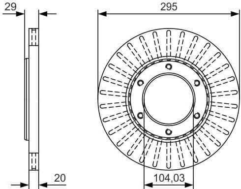 Brake Disc 0986479U33
