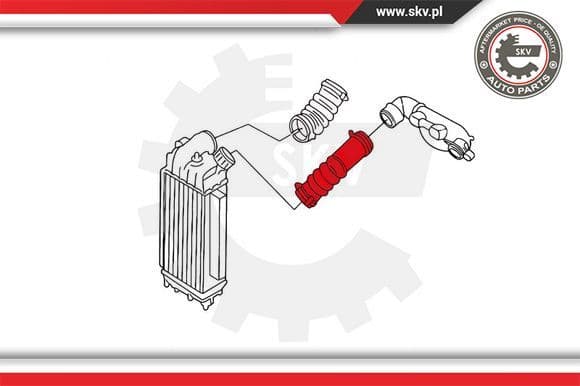 Charge Air Hose 24SKV727 - image 4