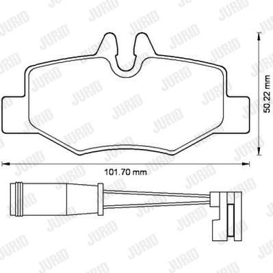 Brake Pad Set, disc brake 573222J - image 2