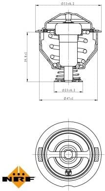 Thermostat, coolant EASY FIT 725209