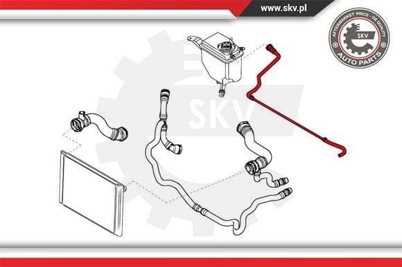 Radiator Hose 43SKV703 - image 4