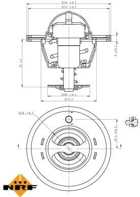 Thermostat, coolant EASY FIT 725180