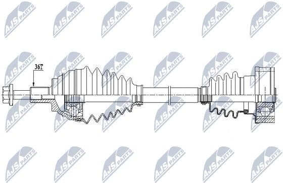 Drive Shaft NPW-VW-151 - image 4