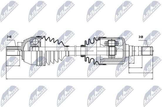 Drive Shaft NPW-VV-036 - image 2
