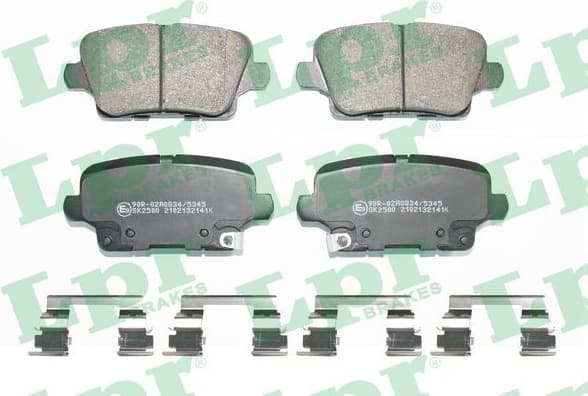 Brake Pad Set, disc brake 05P2141K