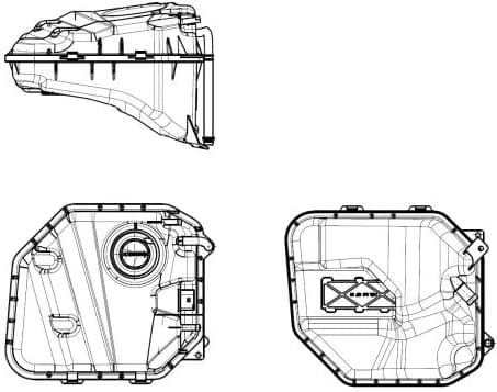 Expansion Tank, coolant EASY FIT 454032