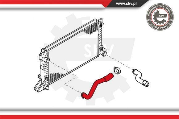Radiator Hose 24SKV334