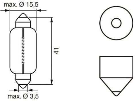 Bulb Trucklight 1 987 302 540