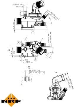 Thermostat, coolant 725019