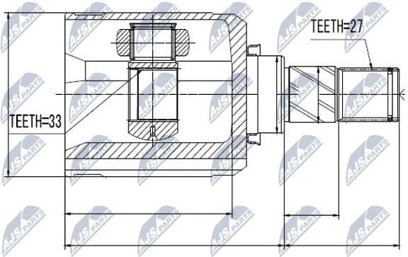 Joint Kit, drive shaft NPW-NS-032