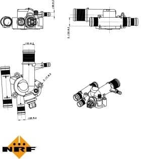 Thermostat, coolant EASY FIT 725059