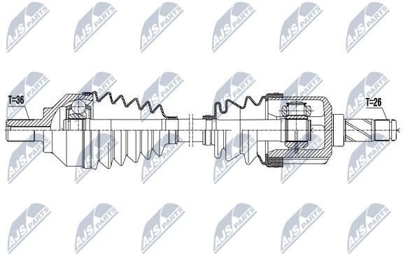Drive Shaft NPW-VV-067 - image 4