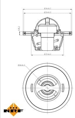 Thermostat, coolant EASY FIT 725156
