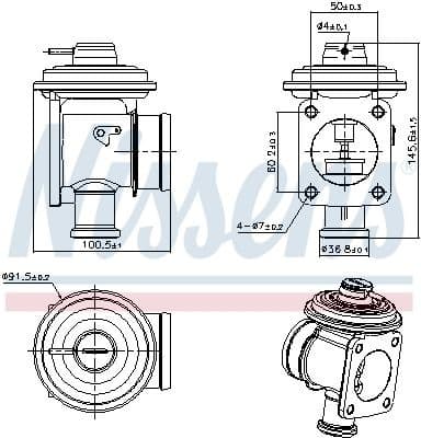 EGR Valve ** FIRST FIT ** 98353