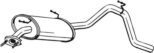Rear Muffler 278-081