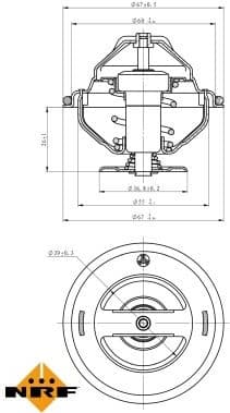 Thermostat, coolant EASY FIT 725063