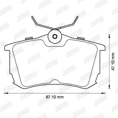 Brake Pad Set, disc brake 572520J - image 2