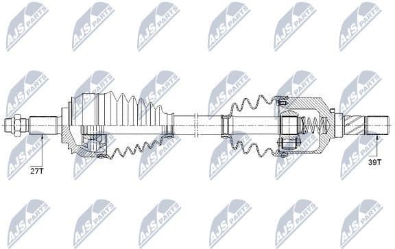 Drive Shaft NPW-RE-154