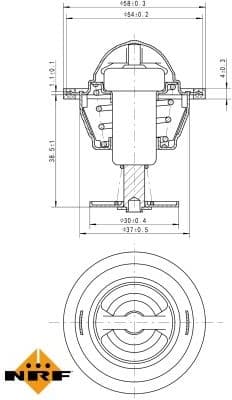 Thermostat, coolant EASY FIT 725083