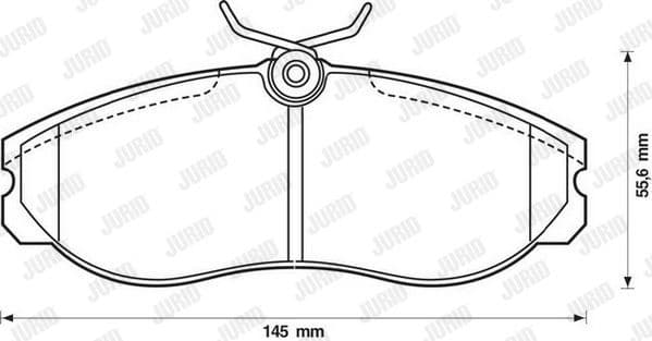Brake Pad Set, disc brake 572382J - image 2