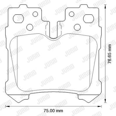 Brake Pad Set, disc brake 572648J - image 2