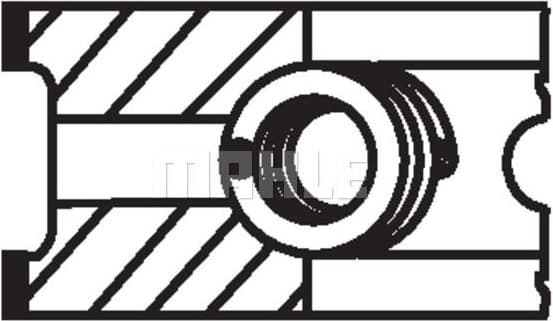 Piston Ring Set 030 19 N0 - image 3