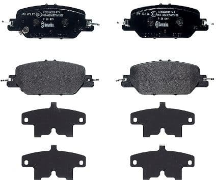 Brake Pad Set, disc brake PRIME LINE P28097 - image 2
