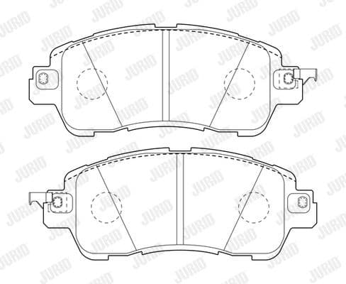 Brake Pad Set, disc brake 573801J