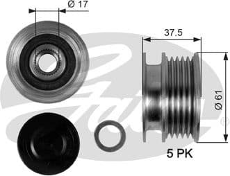 Alternator Freewheel Clutch DriveAlign™ OAP7108
