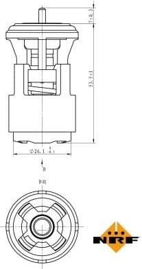 Thermostat, coolant 725133
