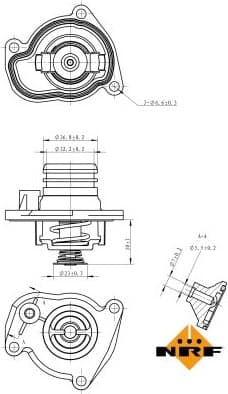 Thermostat, coolant EASY FIT 725008 - image 5
