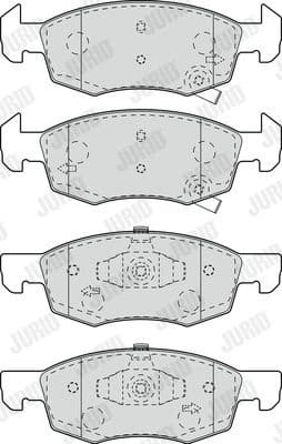 Brake Pad Set, disc brake 573672J - image 2