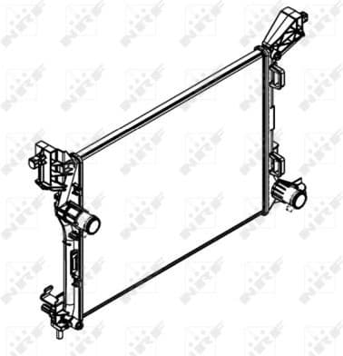 Radiator, engine cooling 58423