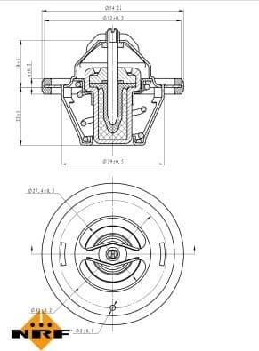 Thermostat, coolant EASY FIT 725065