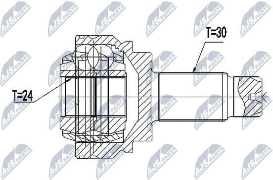 Joint Kit, drive shaft NPZ-BM-012 - image 2