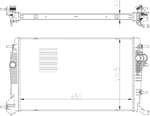Radiator, engine cooling 59354 - image 5