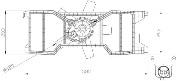 Fan, engine cooling 47944