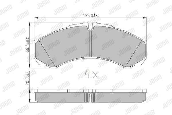 Brake Pad Set, disc brake 2912109561