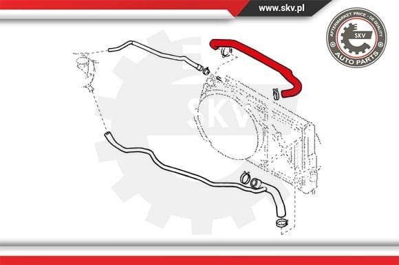 Radiator Hose 24SKV318
