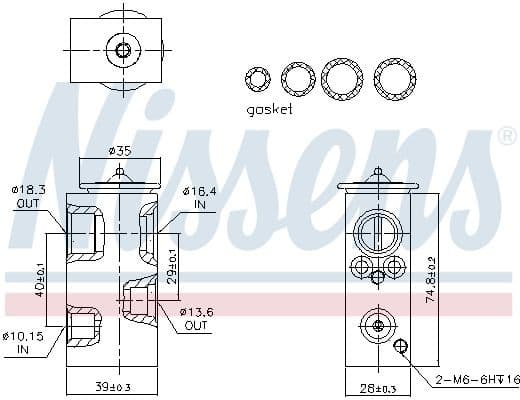 Expansion Valve, air conditioning ** FIRST FIT ** 999345 - image 6