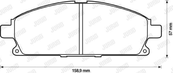 Brake Pad Set, disc brake 572466J - image 2