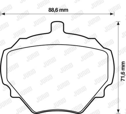 Brake Pad Set, disc brake 571803J - image 2
