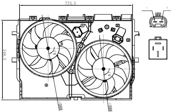 Fan, engine cooling 47866 - image 4