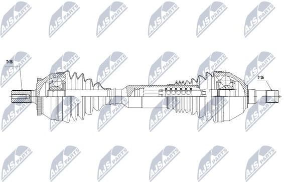 Drive Shaft NPW-VV-017 - image 4
